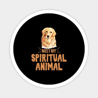 Meet my spiritual Animal Hund Magnet